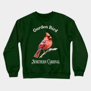 Garden Bird Northern Cardinal Crewneck Sweatshirt